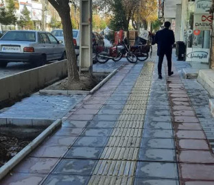 بهسازی پیاده‌راه خیابان طالقانی قم در مراحل پایانی است